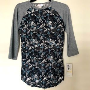 LuLaRoe Disney Randy XXS Nightmare Before Christmas Lock Shock Barrel Ragland T